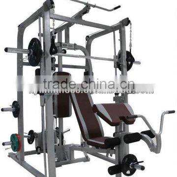 smith machine with 45kgs weight stack