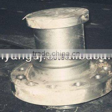 Slag pot trunnions forged