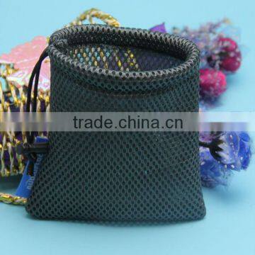 Customized Colorful Small Cell Phone Sandwich Drawstring Mesh Bag From China Packing Factory