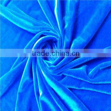spandex two-way stretch velvet fabric for garments fabric