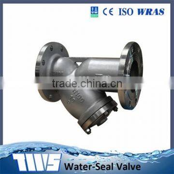 DN 100 PN 16 SS 304 Flanged Connection Y-type Strainer