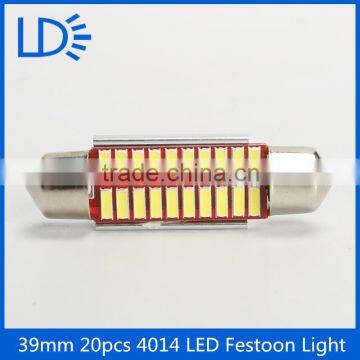 Led Car Bulbs 39mm Canbus Led Light 10-30v 20SMD 4014 Festoon Light photo-5