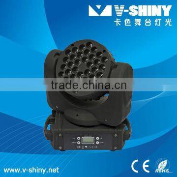 Small & Fast moving head led 36 x 3w RGB beam light