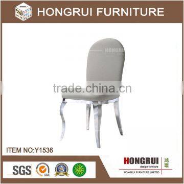 Restaurant stainless steel with brush oiled dining chair throne chair hotel dining room stainless steel dining chair