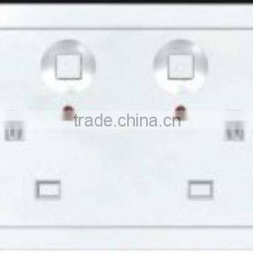 13A 2Gang 2pole Switched Socket With LED CXA13002 Wall Switch With Led