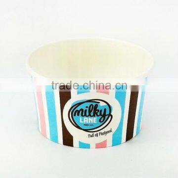 8oz Disposabe Ice Cream Paper Cup ,yogurt Paper Cup Custom Printed Ice Cream Paper Cups photo-2
