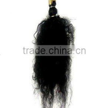 Special Remy Single Drawn Natural Curly Black Hair