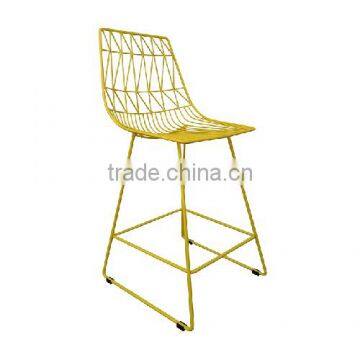 2016 Best selling replica furniture rose gold metal bar stool legs