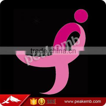 Wholesale Pink Breast Cancer Ribbon Vinyl Heat Transfers