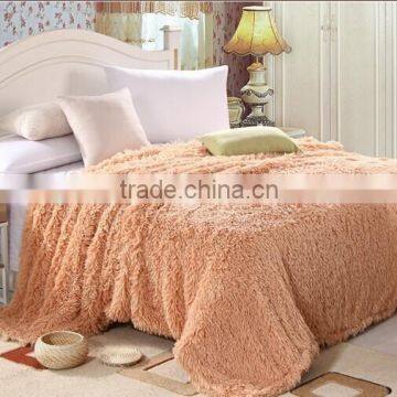 Plain and Hairy Thick Fleece Superior Blanket Fake Fur Blanket