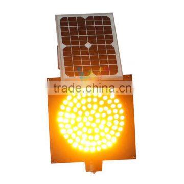 High brightness 300mm wireless LED warning solar traffic flashing light