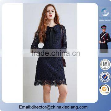 2016 Fashion Ladies Elegant Lace Dress Women Lace Floral Dress