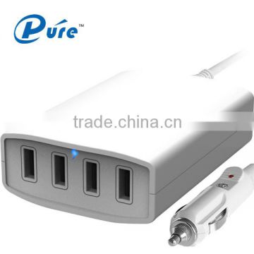 Professional mobile phone accessories factory wholesales /OEM 4 USB ports car charger