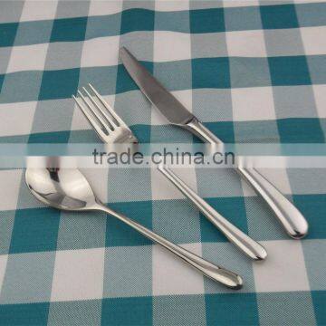 Lot Stainless steel Cutlery Western tableware suit fork dinner set dinner knife,dinner/tea spoon gourd handle