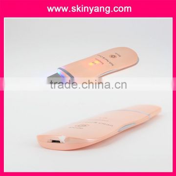 Professional beauty equipment ultrasonic skin scrubber and Portable ultrasonic ion skin scrubber rechargeable easy to use