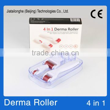 demaroller kits 4 in 1 derma roller titanium body roller for skin care