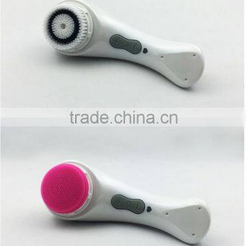 Popular Beauty Design Rechargeable Electronic Skin Cleansing Machine Sonic Vibration Brush photo-6