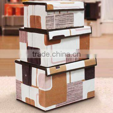 Eco-Friendly Foldable Clothes Sundries Storage Case Container Box With Lids photo-5