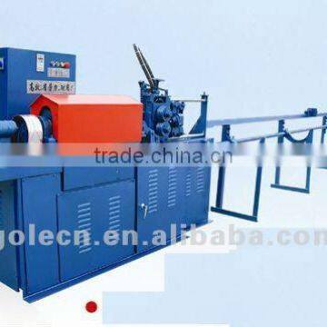 Rebar straightening and cutting machine