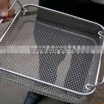 high quality disinfect basket/metal basket/stainless steel wire basket