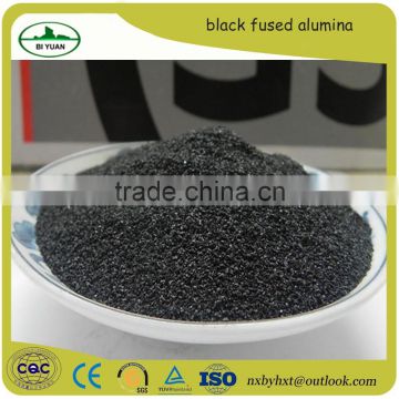 Good toughness Iron and Steel Industry Refractory Materail Black Fused Alumina