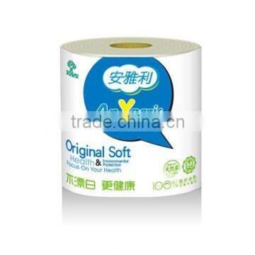 Sustainable Colored Coreless Roll Toilet Tissue