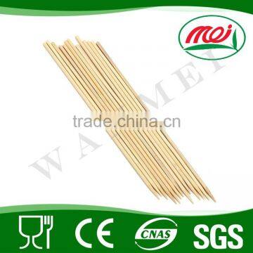 4.0mmX24cm top grade thick disposable bamboo double skewer