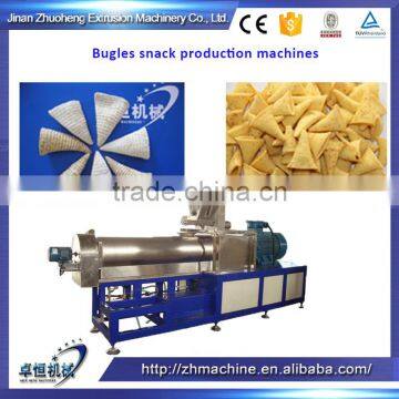 Bugles corn snack extrusion machinery