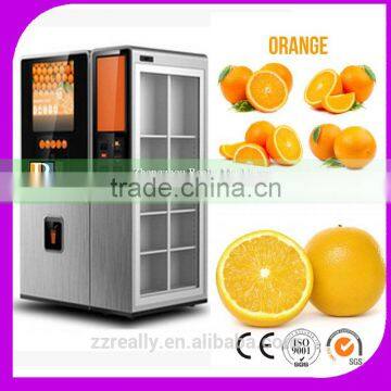 Automated vending,coin operated orange juice fruit vending machine for sale