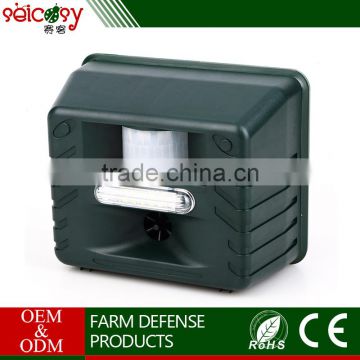 Good quality high efficiency 3.6w durable outdoor ultrasonic pest repeller