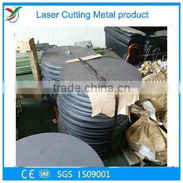 Laser Cutting carbon steel round plate