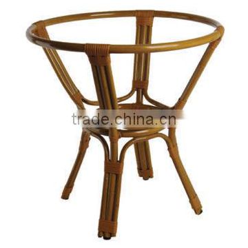 Bamboo look aluminum frame patio furniture