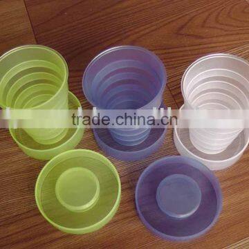 sell plastic intake water cup,telescopic cup