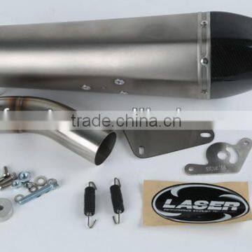 For KAWASAKI ZX-10R 2008-2010 Motorcycle Exhaust Pipe LASER Delta slip-on muffler