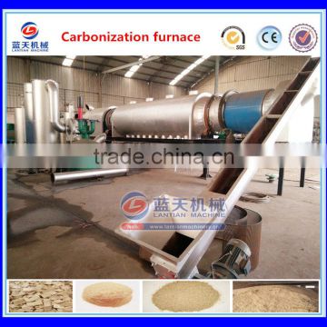 Gasify containous Charcoal Machine Making The Rice Husk To Charcoal Powder