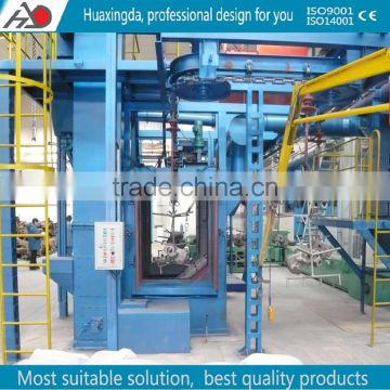 Overhead Chain conveyors shot blasting machine for Q38 series