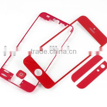 For IPHONE 5 Color Front Glass Only+Homebutton+Front Frame+Back Glass Set For IPHONE 5 Parts