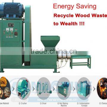 sawdust charcoal briquetting machine/ wood/biomass briquette extruder machine