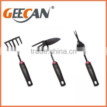 Carton Steel Metal Garden 6 Piece Mini Garden Tool Set With Plastic Handles