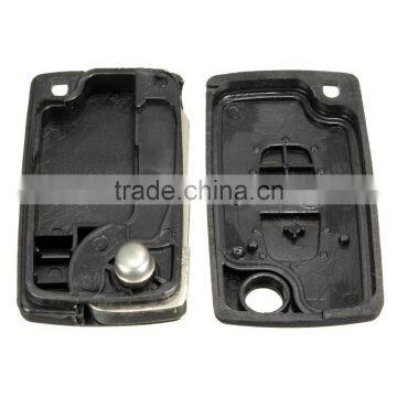 2 Button Remote Flip Key FOB Case Blade For Peugeot 206 Replacement Portable Car photo-6