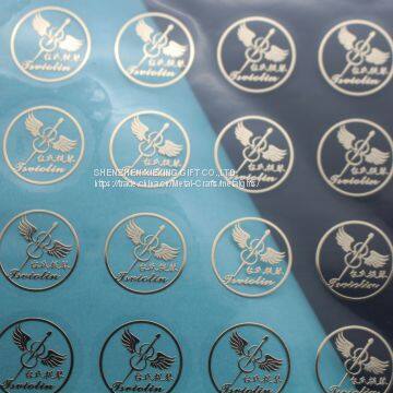 Custom Metal Logo Design Guitar Stickers Decals photo-3