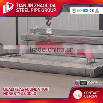 Dia 21.3 - 609.6 mm Hot Rolled Pre Galvanized Steel Square Tube Made in Tianjin China