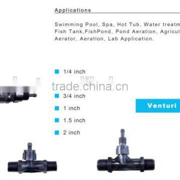 PVDF Ozone Mixing Venturi Injector for Water Treatment photo-2