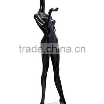 Long neck head window display female mannequin,fashion model for sale