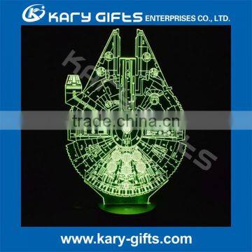 LED 3D Night Light Touch Switch Led Usb Lamp With Rechargeable Battery photo-6