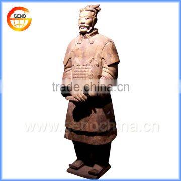 2014 antique chinese clay figurines for home decor/ christmas gift