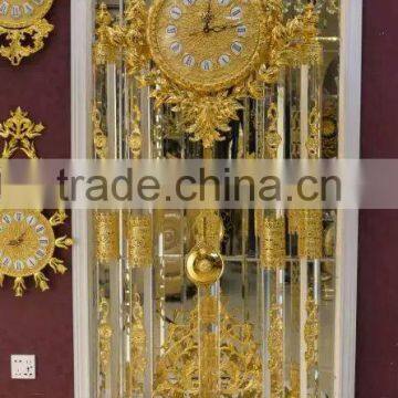 Magnificent French Louis XV Style Palace Standing Clock, Dore Bronze Antique Standing Clock photo-2