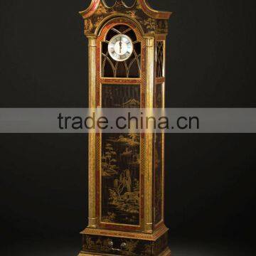 Antique Hand Painted Decorating Grandfather Clock , European Style Wooden Floor Clock, Gothic Wooden Clock photo-3