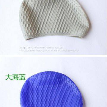 Soft Swim Hats for Women Silicone Swimming Cap photo-4