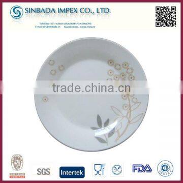 New Wholesale Bulk Ceramic 9 Inch Flat Plates Dishes